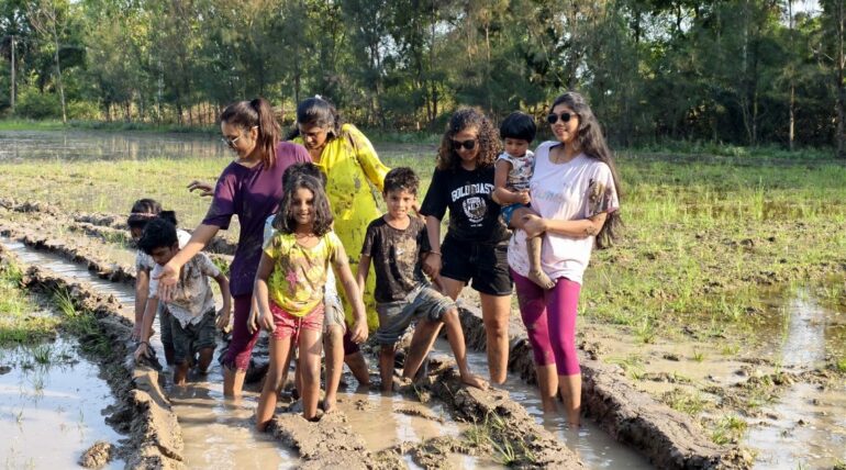 Grandchildren Stay at Vaksana Farms